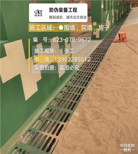 伊犁 例如在抖音上有“迷彩墙，外围墙面挡 - 星空数码迷彩漆施工队